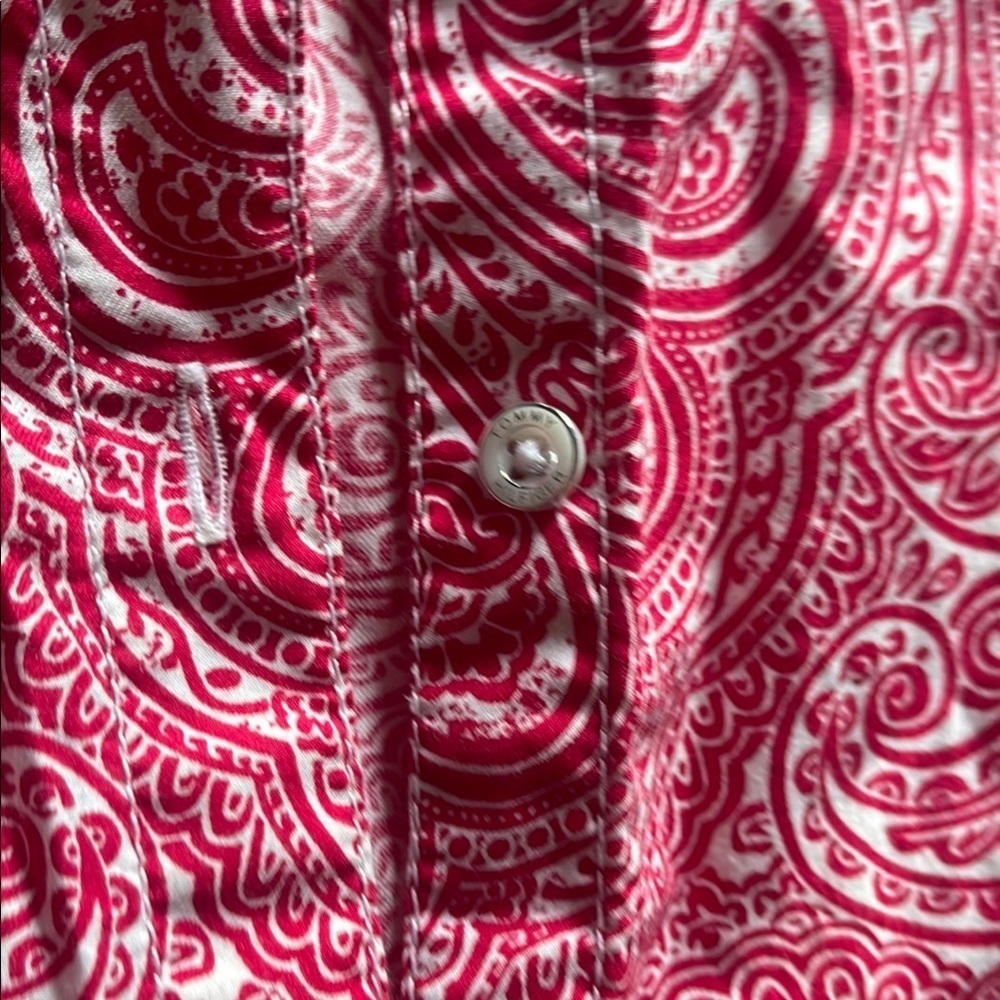 Tommy Hilfiger Pink Smocked Polo Collar Dress 3/4 sleeve - Picture 9 of 12